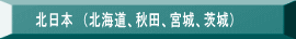 北日本　（北海道、秋田、宮城、茨城）