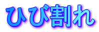 ひび割れ