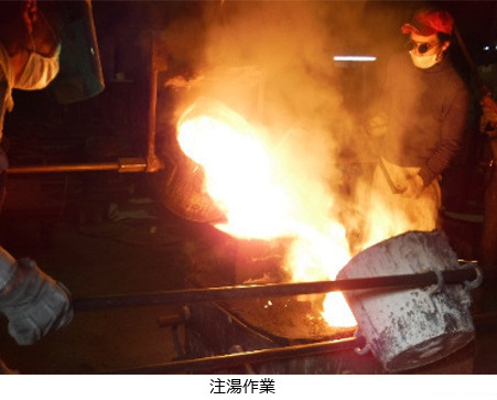 注湯作業
